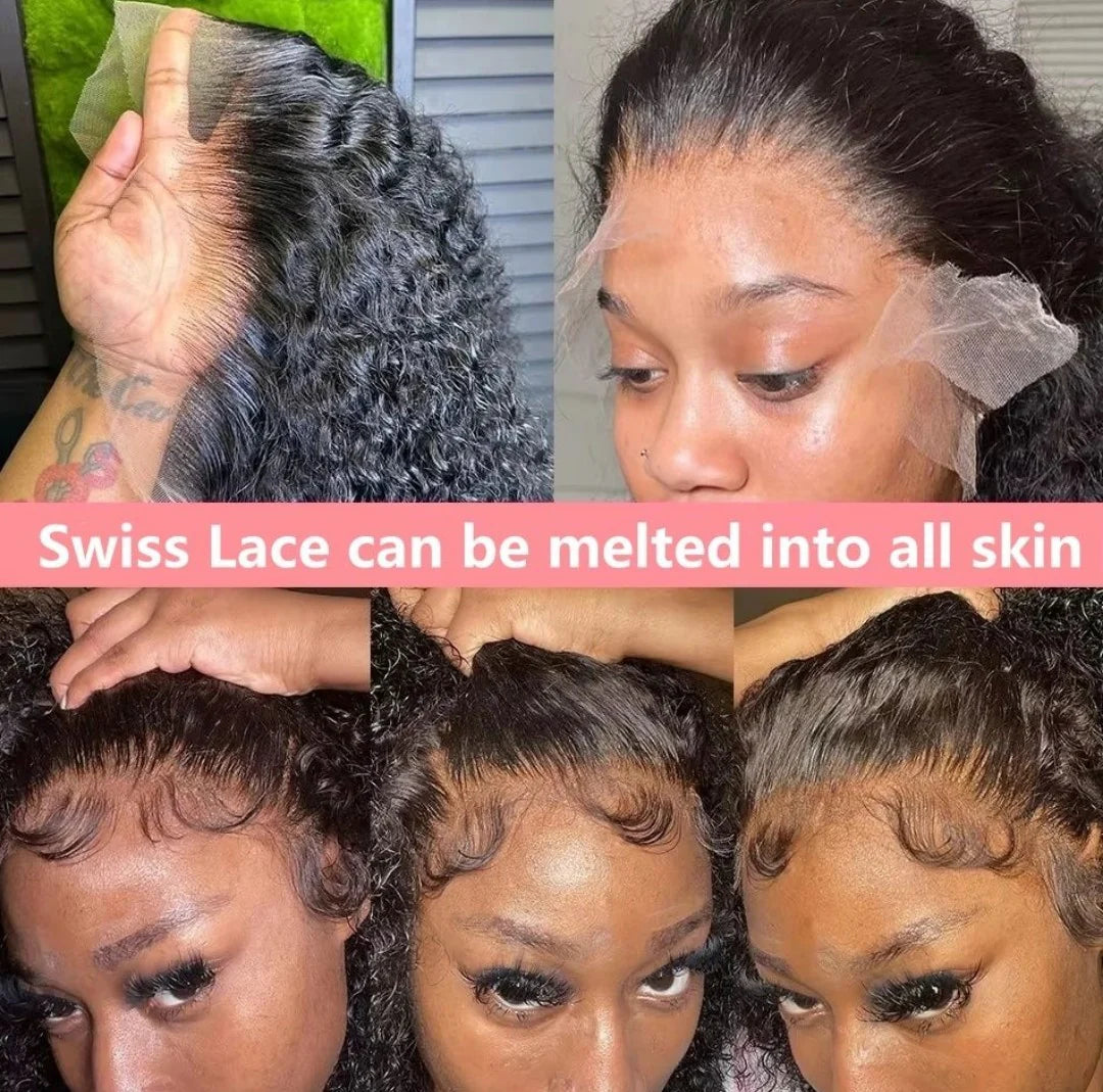 22” Brazilian Hair Water Wave Glueless Wig-13x4 Full Frontal Lace Wig
