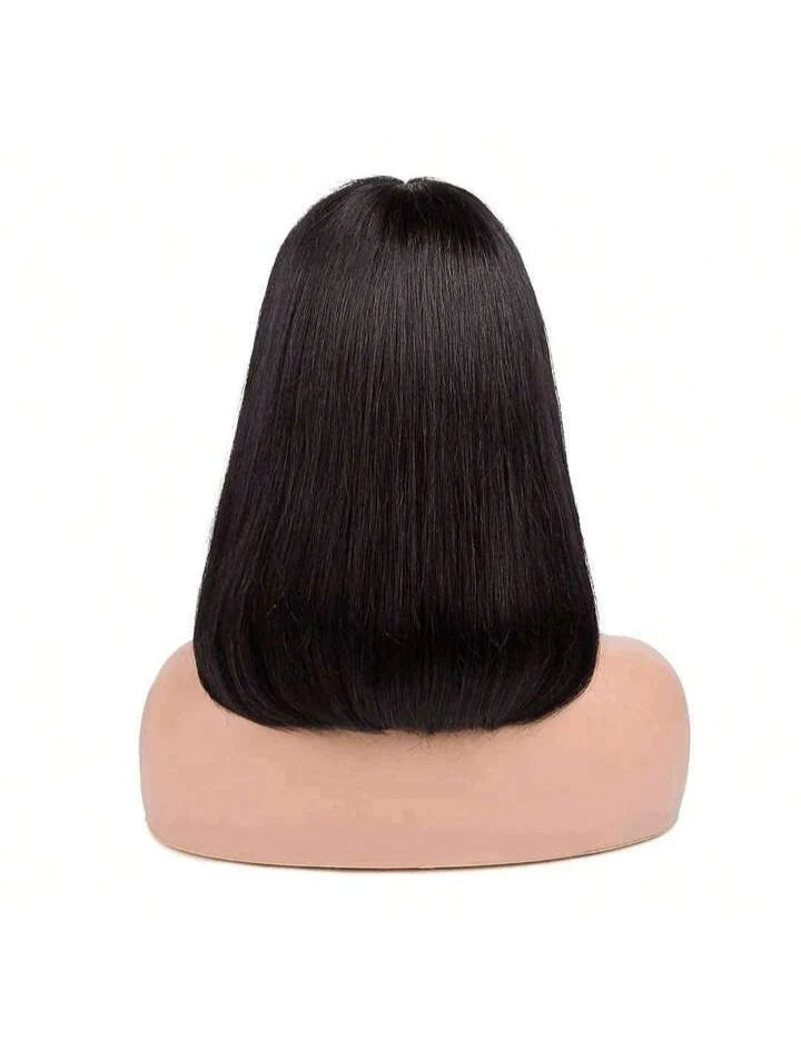 10” Short Bob Straight Human Hair Wig