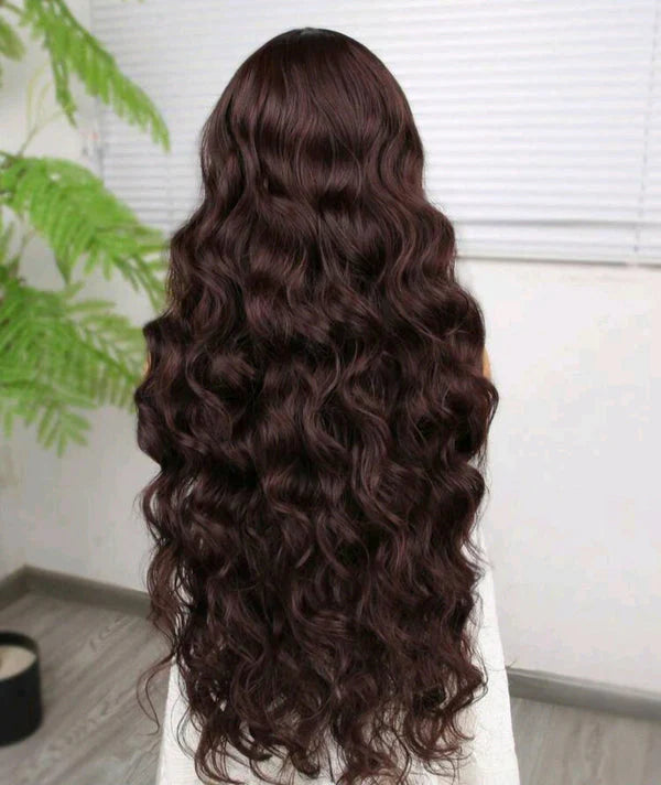 30” Heat Resistant Front Lace Wig(human blend)