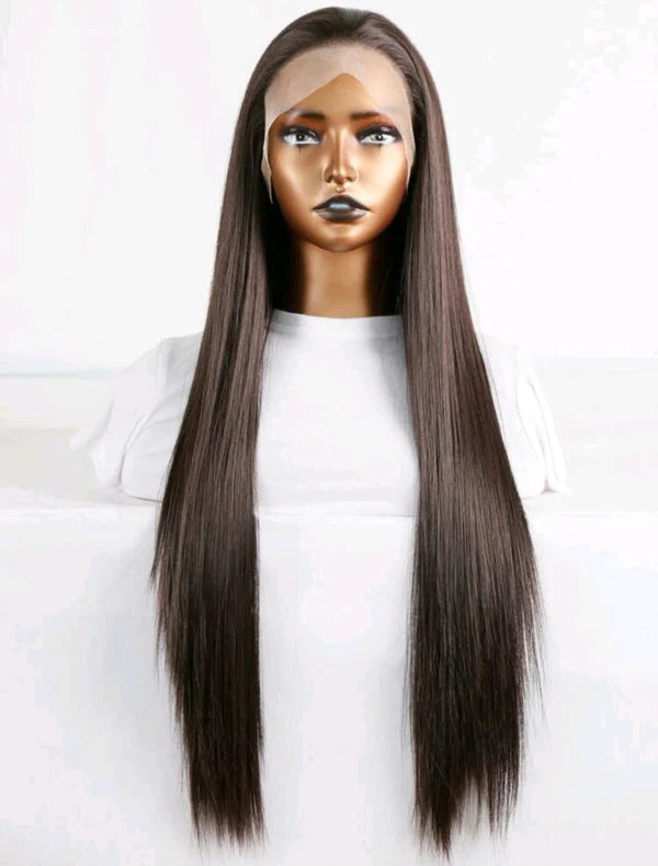 24“ Lace Front Wig(human blend)