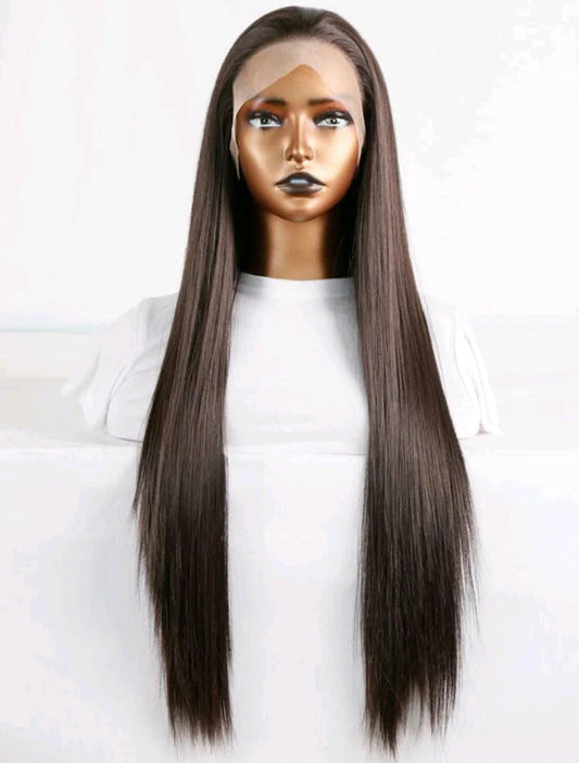 24“ Lace Front Wig(human blend)
