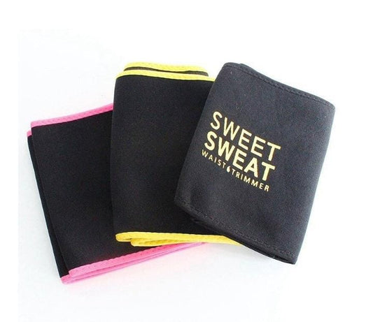 Waist Trimmer Sauna Neoprene Sweat Belt - Pink - Unisex S
