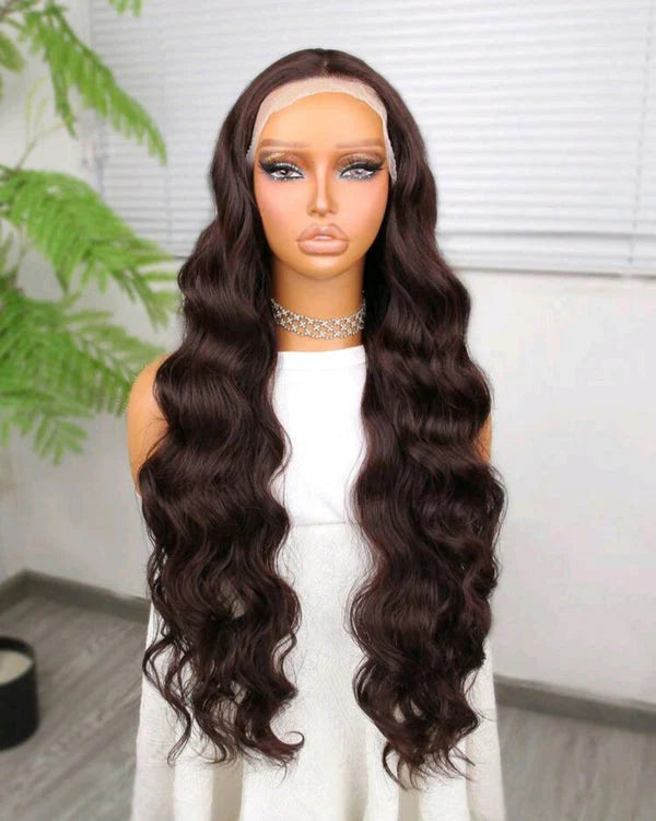 30” Heat Resistant Front Lace Wig(human blend)