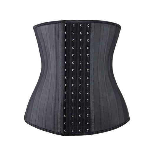 25 Steel bone latex waist trainer belly slimming