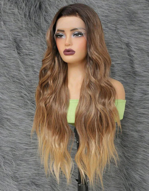 28” Pre-Plucked Long Wavy Hair Wig