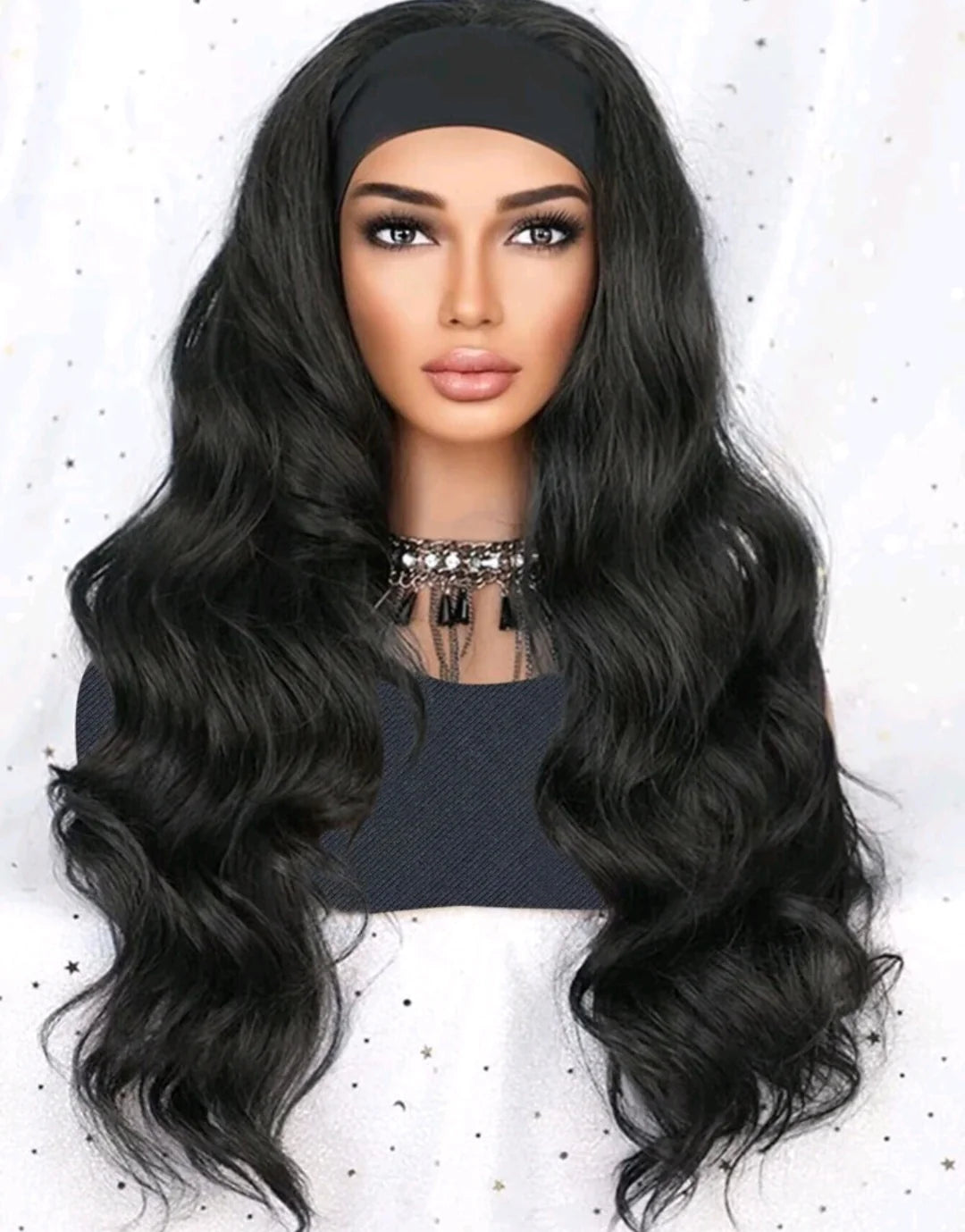26” Heat resistant headband wave