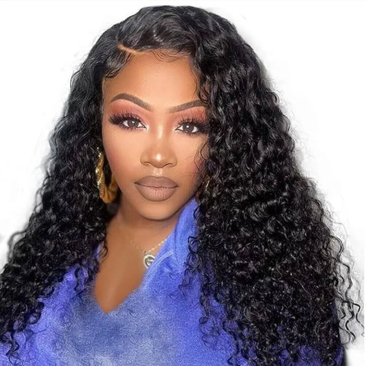 22” Brazilian Hair Water Wave Glueless Wig-13x4 Full Frontal Lace Wig